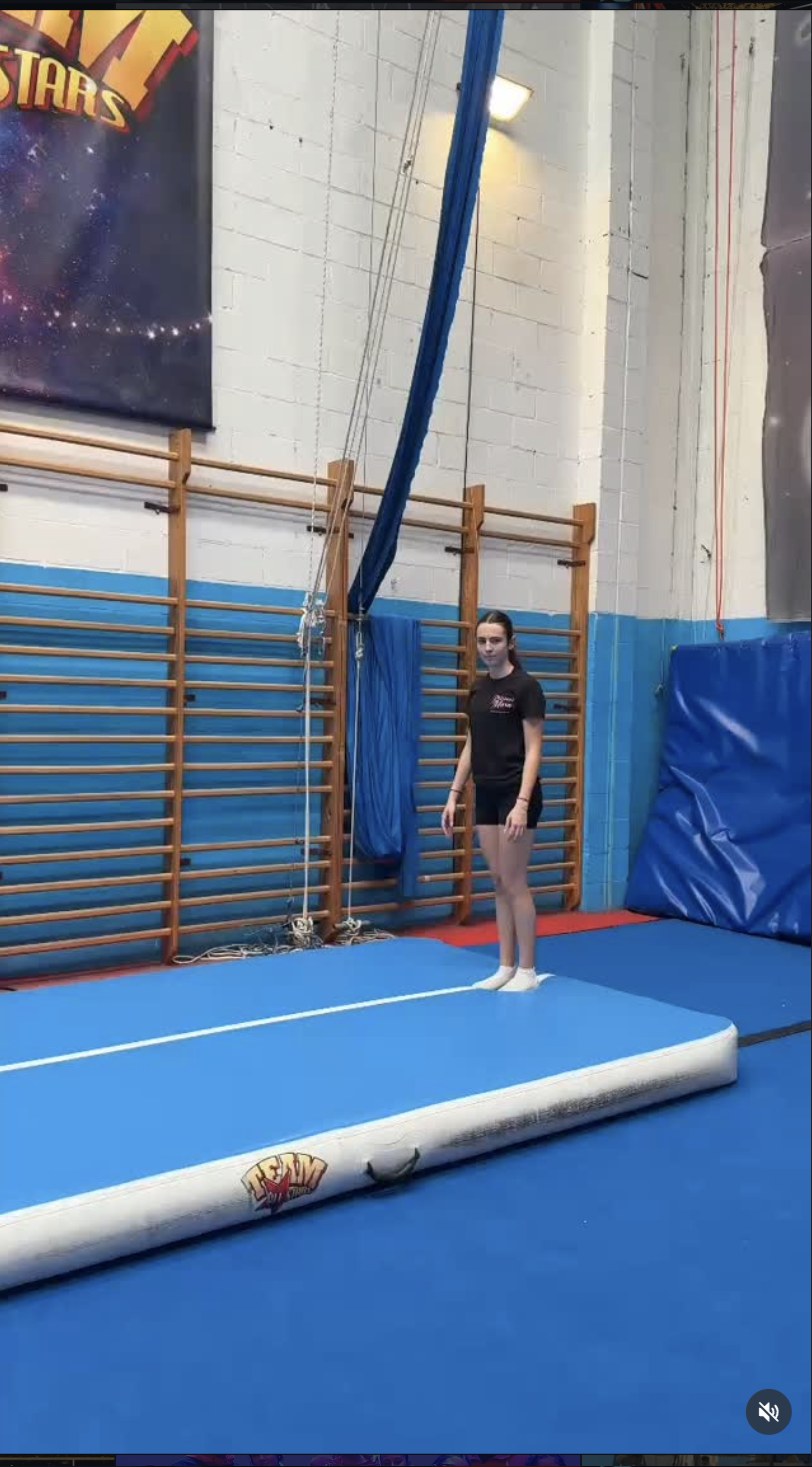Clase de acrobacia